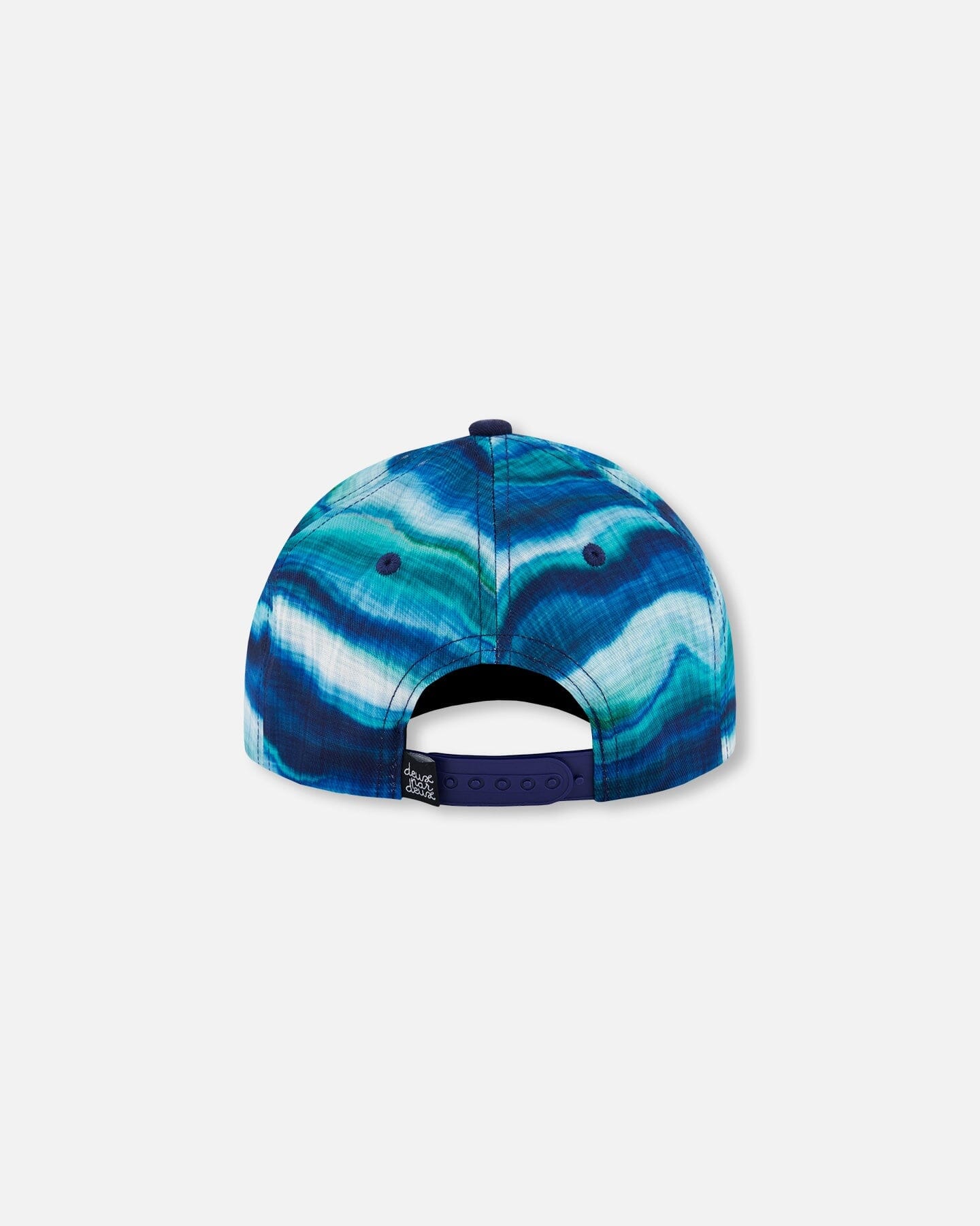 Printed Cap Blue Wave And Black-3